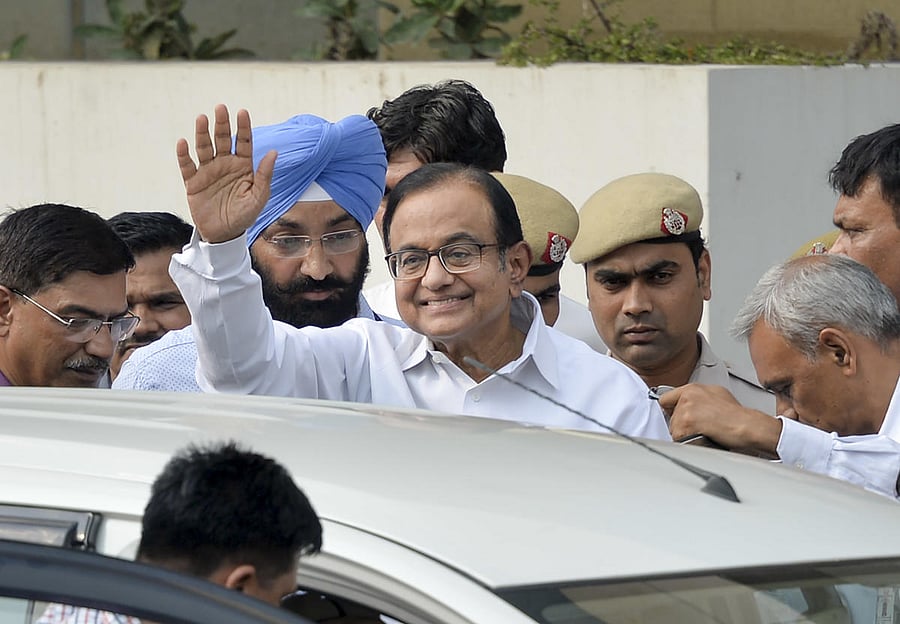 Senior Congress leader P Chidambaram. (PTI Photo)