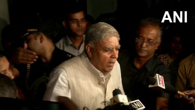 West Bengal Governor Jagdeep Dhankhar. (Photo: ANI)