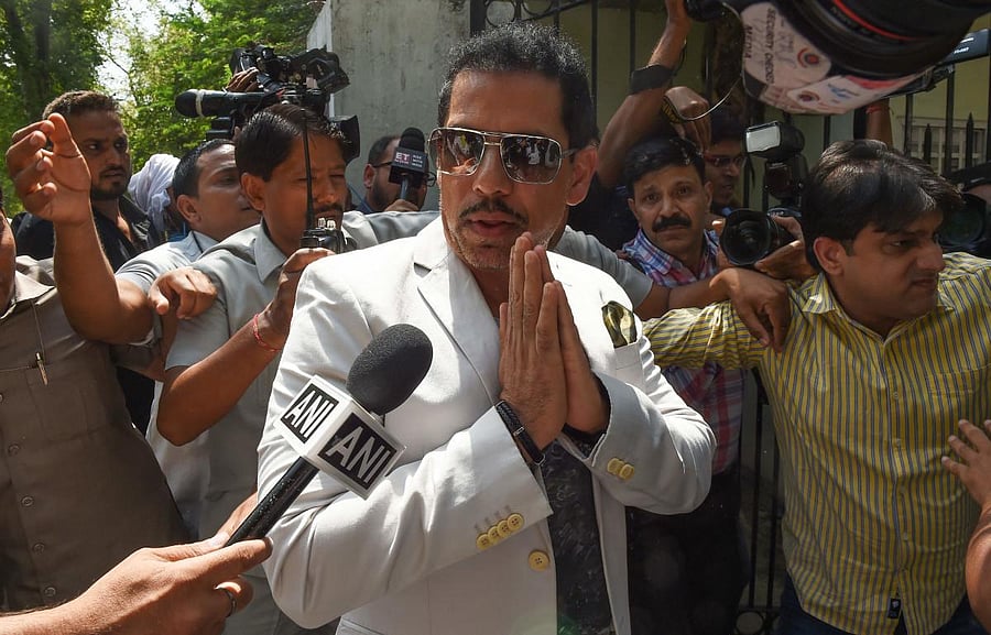 Robert Vadra, Indian businessman and husband of Indian politician Priyanka Gandhi. (AFP Photo)