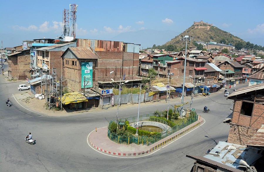 An aerial view of Kashmir (PTI Photo)