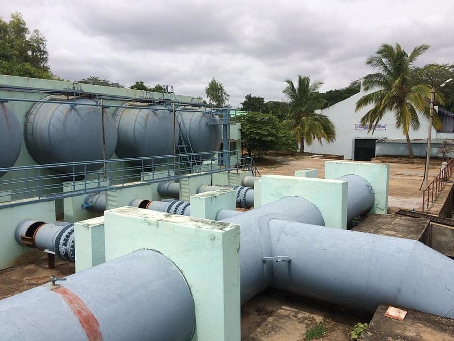 The Thorekadanahalli pumping station. DH FILE/SANDESH MS