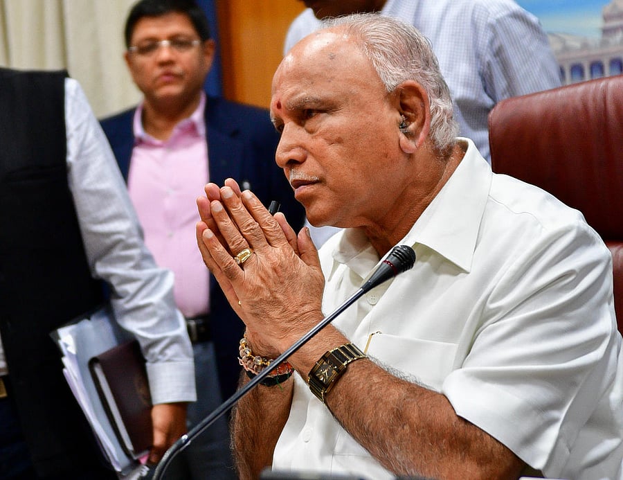 Chief Minister B S Yediyurappa 