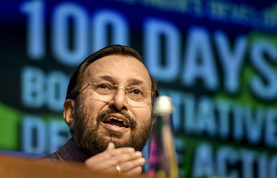 Union Minister for Environment and Forest Prakash Javadekar