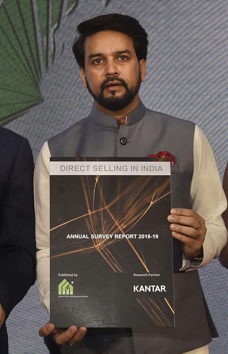 Minister of State for Finance Affairs Anurag Thakur (PTI Photo)