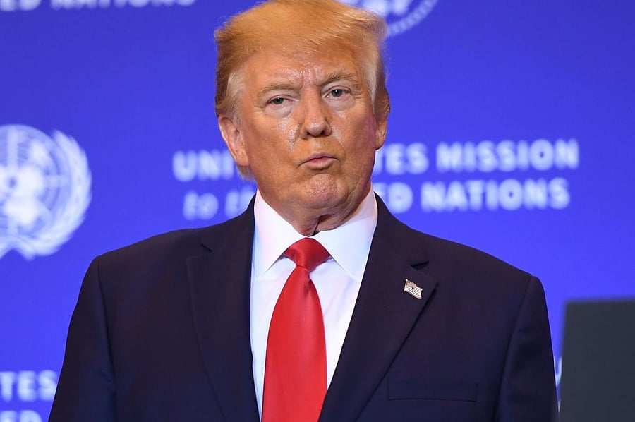 United States President Donald Trump. AFP Photo