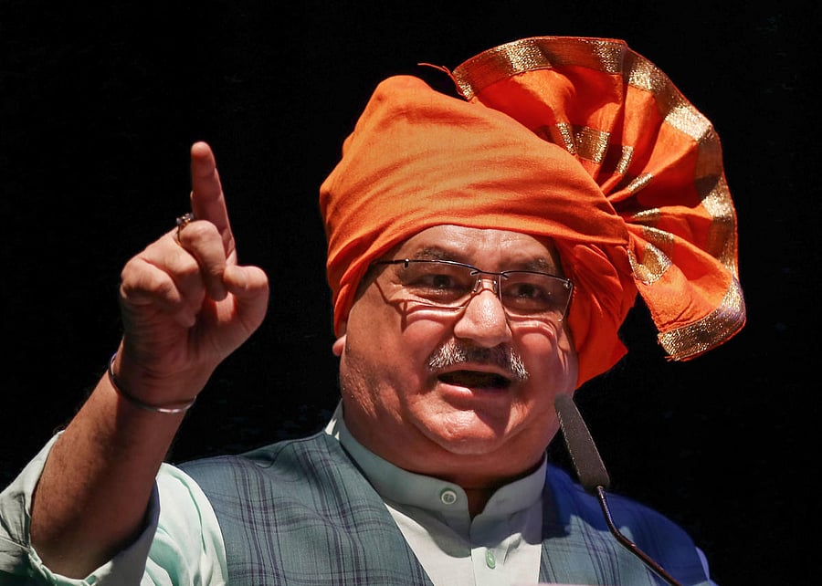 BJP Working President JP Nadda. PTI Photo