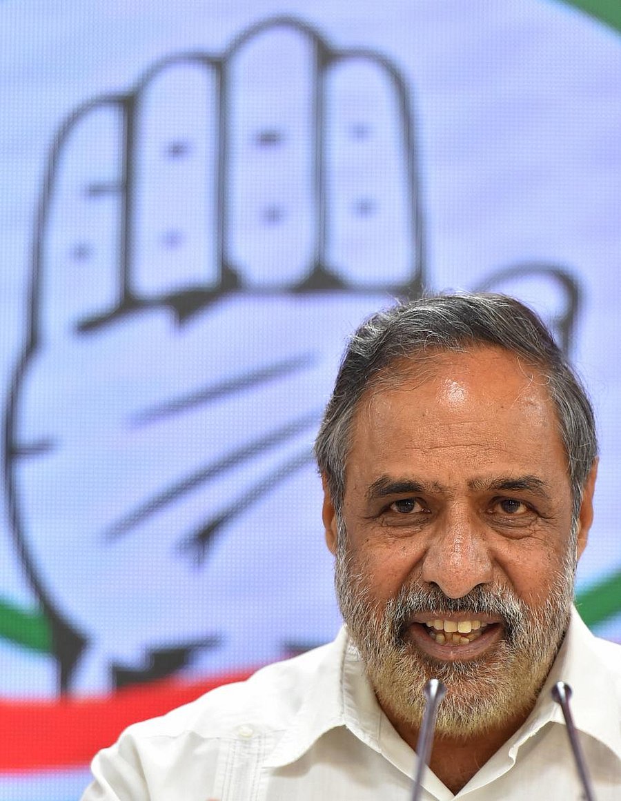 Congress leader Anand Sharma