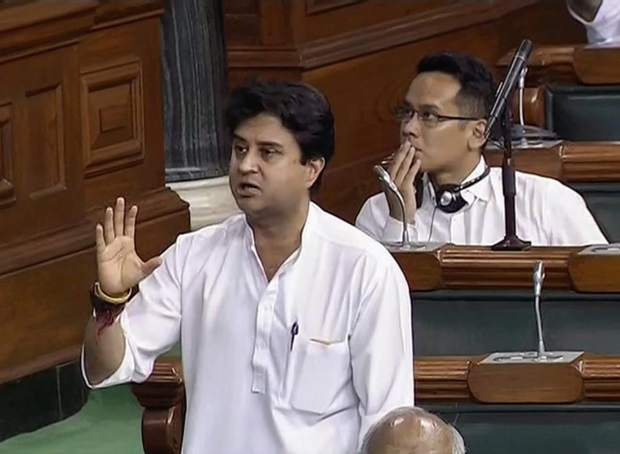 Top Congress leaders were closeted at the party's 'war room' headed by Scindia to discuss its nominees for the elections in Maharashtra.