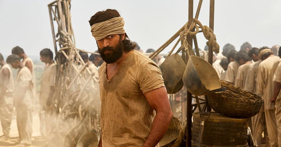 KGF movie poster.