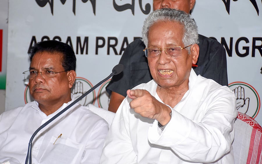 Former Assam chief minister, Tarun Gogoi (PTI File Photo)