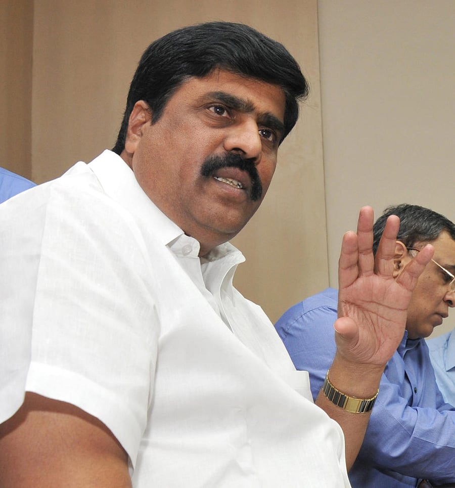 BJP MLA G Karunakara Reddy.