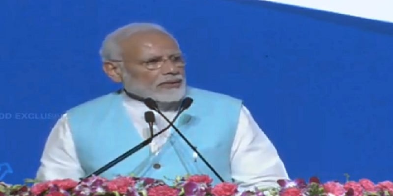 Prime Minister Narendra Modi at IIT Madras (Twitter video/ Screengrab)