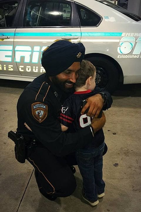 Indian-American Sikh police officer Sandeep Singh Dhaliwal. (Photo: Twitter/@SheriffEd_HCSO)