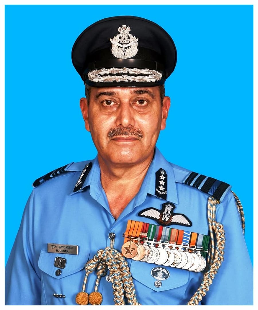 Air Marshal S K Ghotia. COURTESY OF IAF