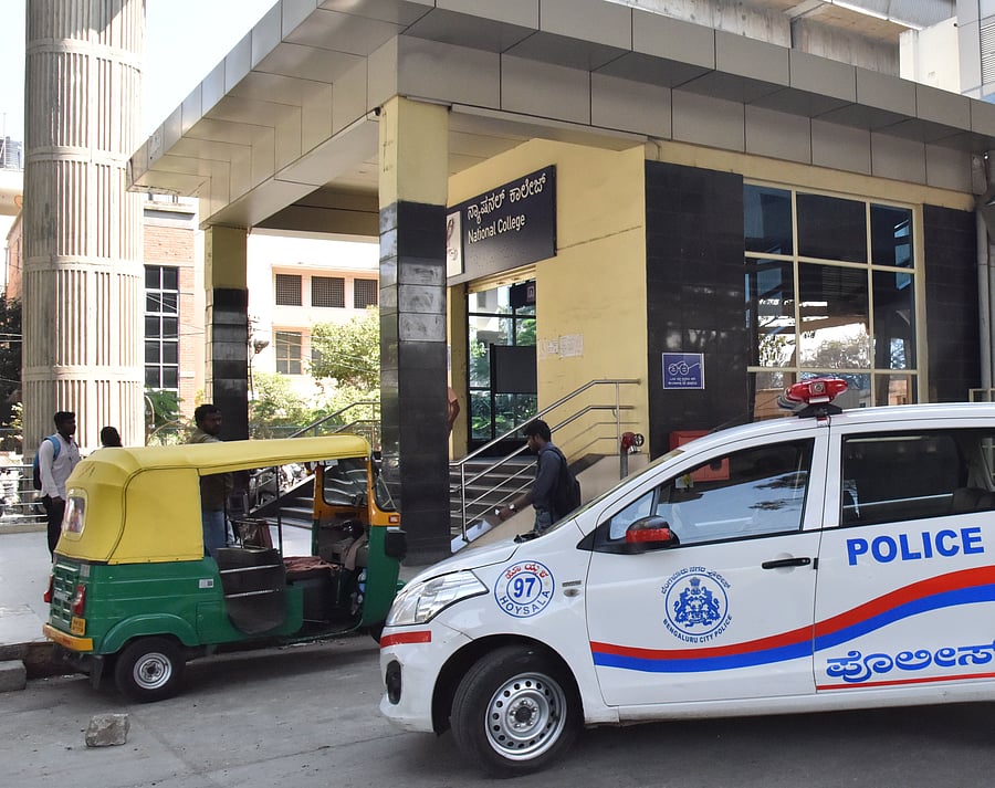 National College metro station. (DH Photo)