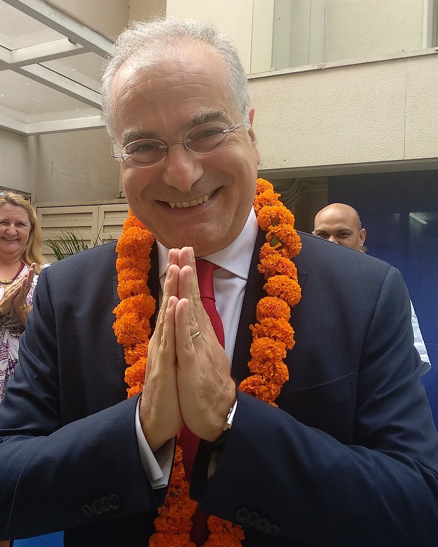 (European Union Ambassador Ugo Astuto. Twitter/@UgoAstuto)