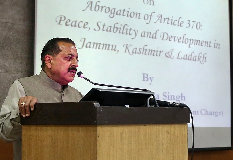 Union minister Jitendra Singh. (PTI Photo)