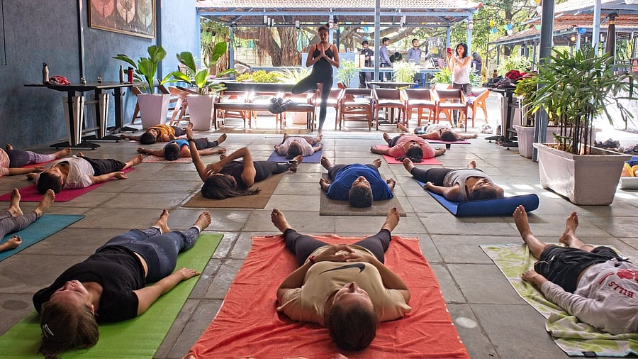 Pound fitness and yoga sessions are conducted at 1Q1 on Queen’s Road.