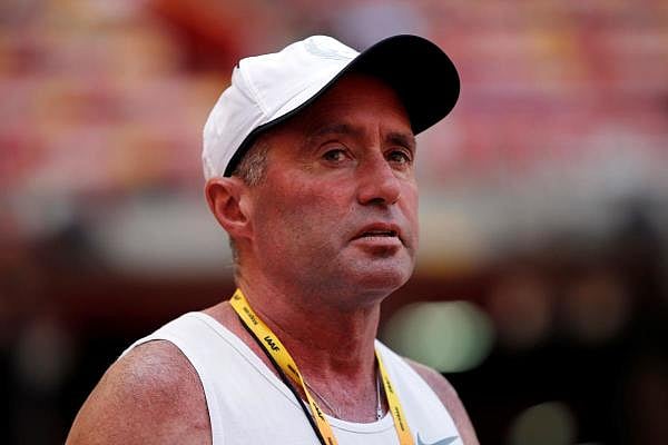  In this file photo taken on August 21, 2015 Cuban-American coach Alberto Salazar attends a practice session ahead of the 2015 IAAF World Championships at the "Bird's Nest" National Stadium in Beijing. (AFP photo)
