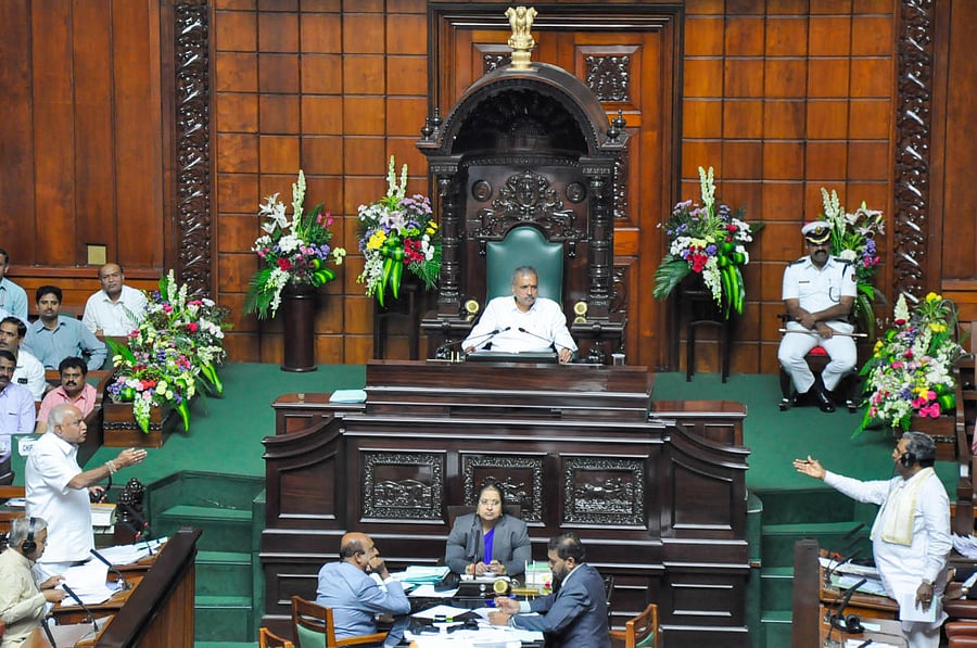 Karnataka Legislative Assembly session, Vidhana Soudha in Bengaluru