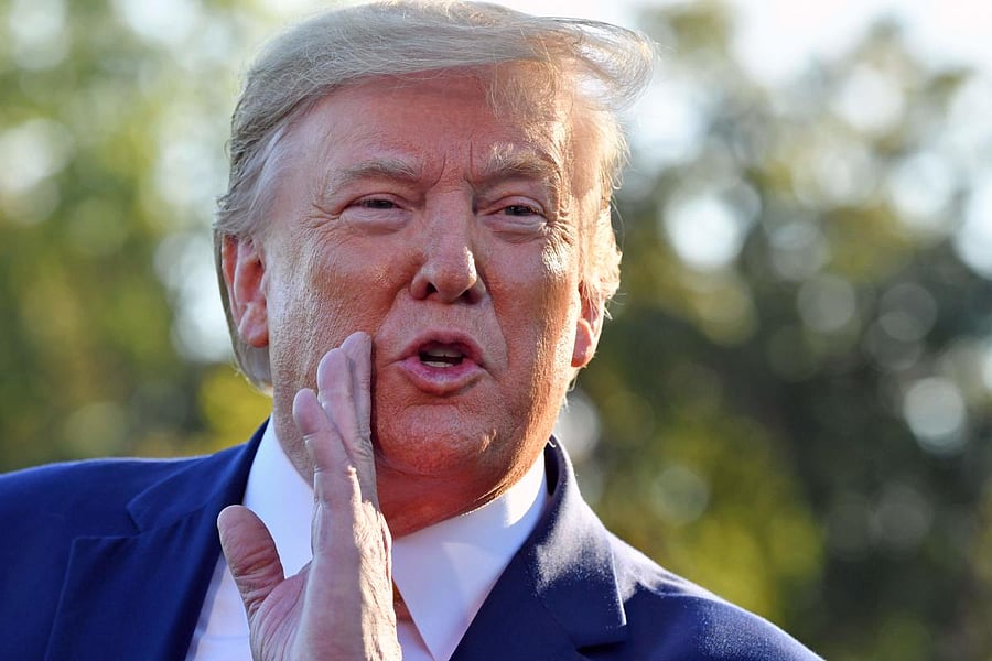 US President Donald Trump. AFP Photo