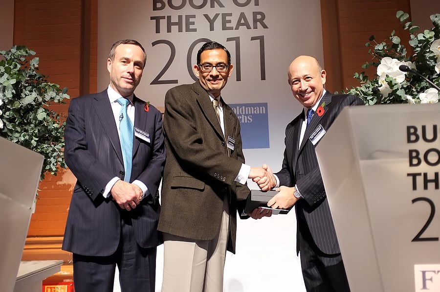 Nobel laureate Abhijit Banerjee (C). Photo credit: Wikimedia Commons