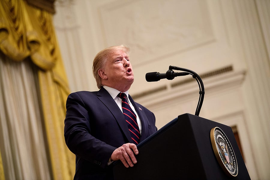 US President Donald Trump. (AFP Photo)