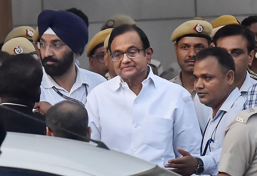 Senior Congress leader and former finance minister P Chidambaram (PTI Photo)