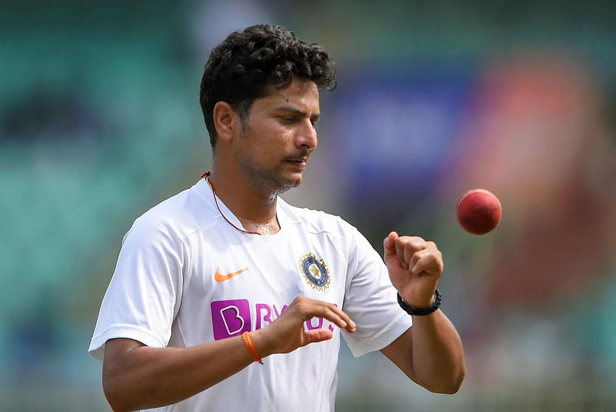 Indian spin bowler Kuldeep Yadav. PTI Photo
