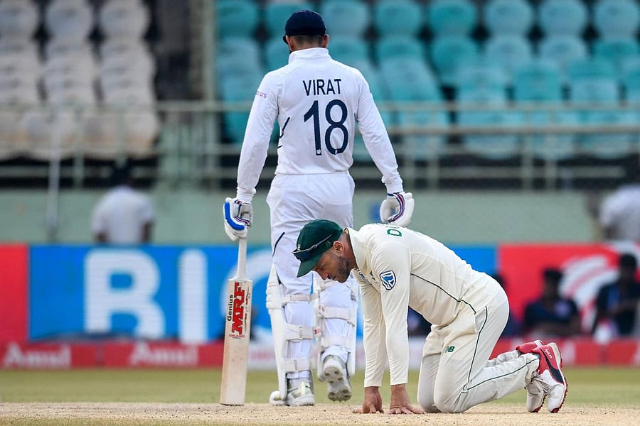 South Africa's captain Faf du Plessis(Photo by AFP)