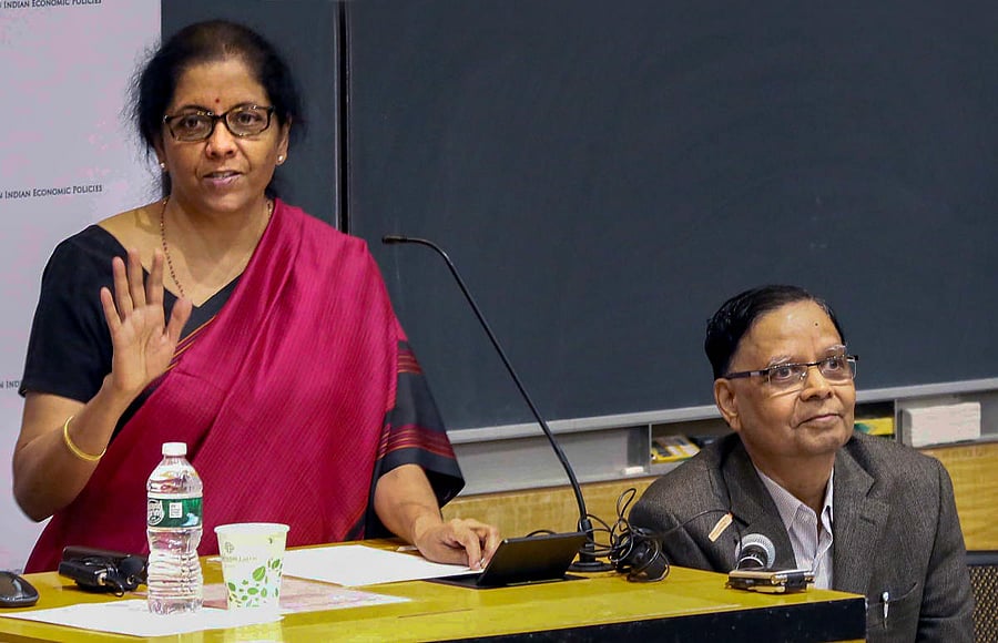 Union Minister for Finance and Corporate Affairs Nirmala Sitharaman. (PTI Photo)