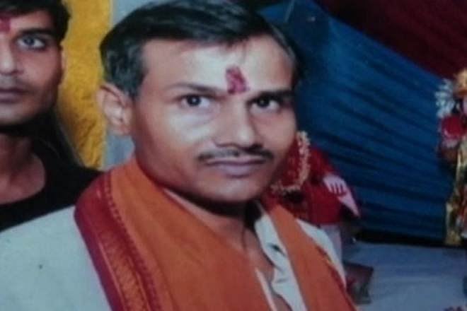 Hindu Mahasabha leader Kamlesh Tiwari. (Twitter/@MihirkJha)