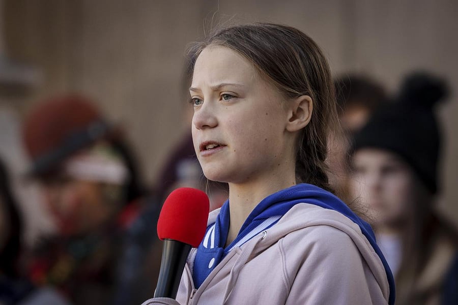 Climate Activist Greta Thunberg. AFP Photo