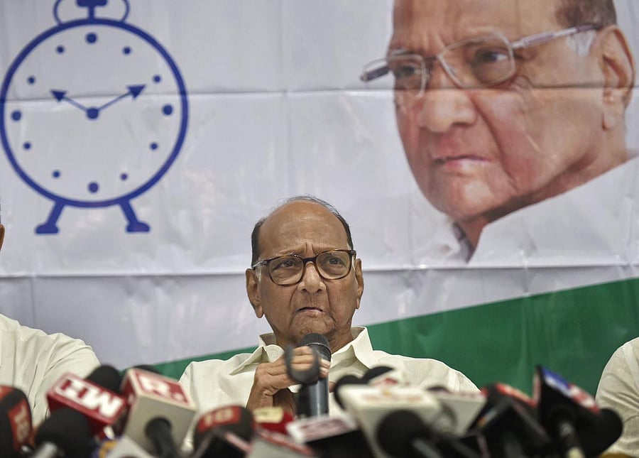 File PTI Photo of NCP President Sharad Pawar