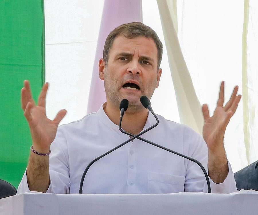 Congress leader Rahul Gandhi. PTI Photo