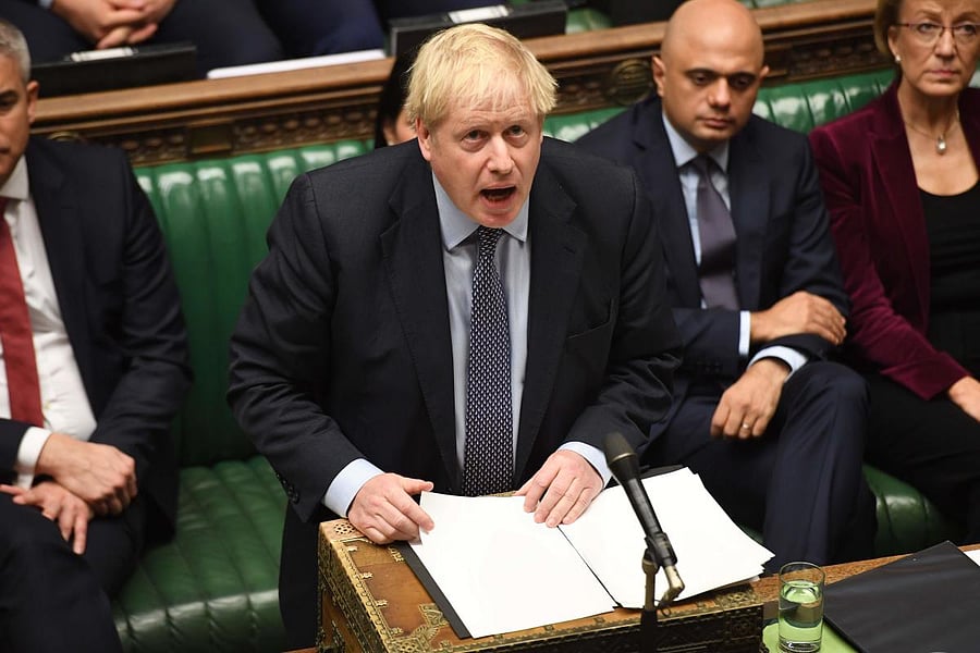 Britain's Prime Minister Boris Johnson (AFP Photo)
