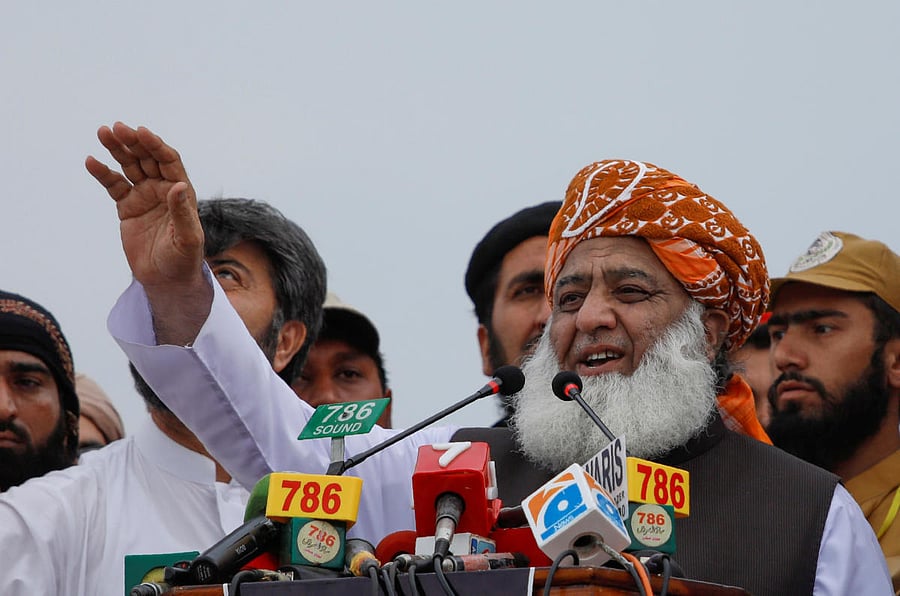 Fazl-ur Rehman, President of the Jamiat Ulema-e-Islam (JUI-F). (REUTERS File Photo)