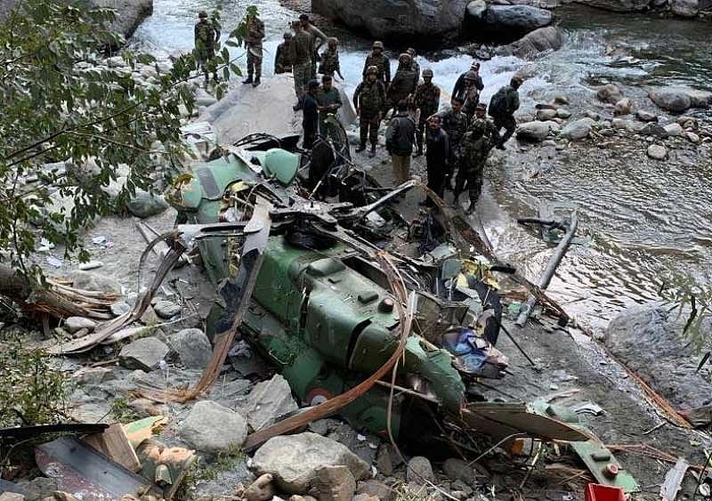 Army officials said all the nine passengers and crew on-board including Singh received injuries but there were no danger to their lives. (ANI/Twitter)