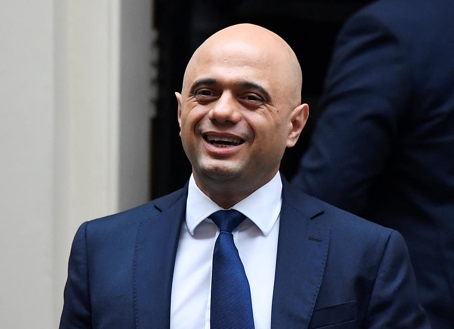 Britain's Chancellor of the Exchequer Sajid Javid (Reuters Photo)