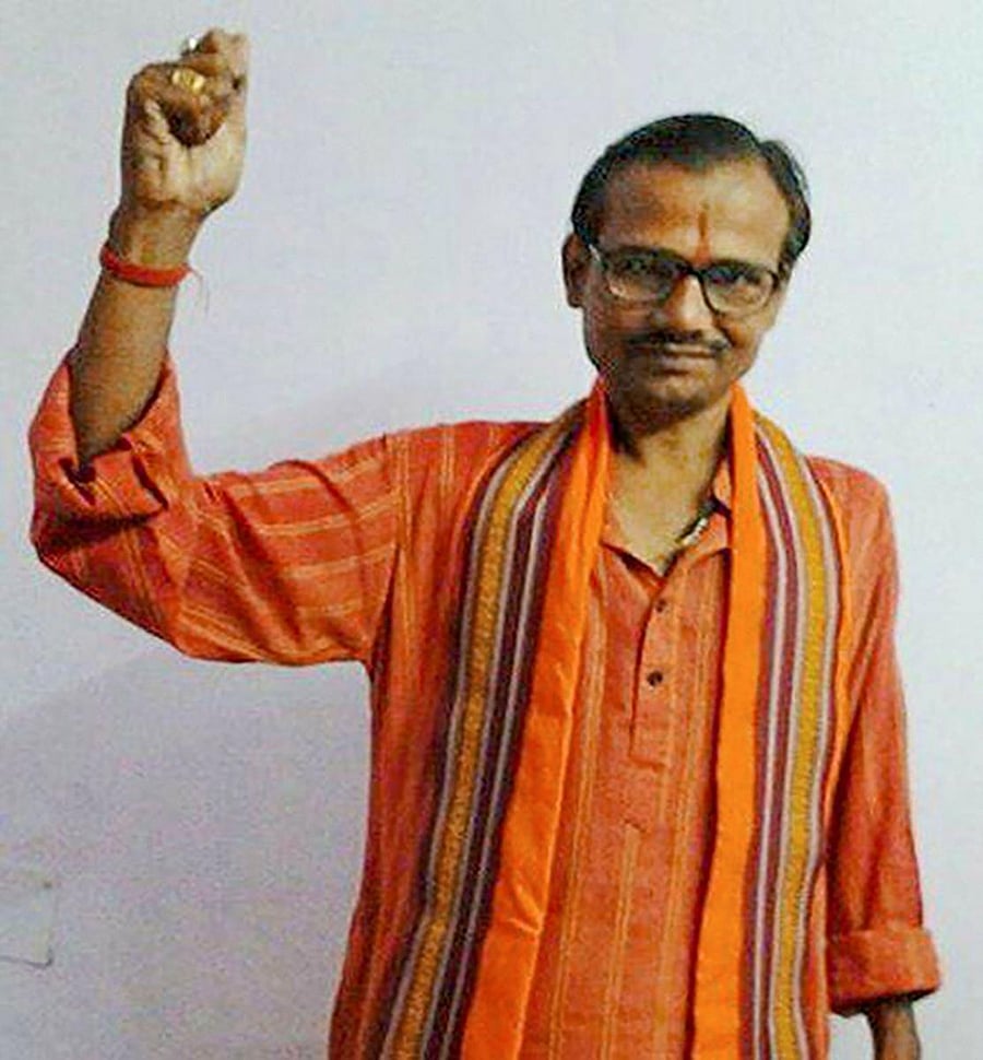 Kamlesh Tiwari had been brutally killed in his office here last week allegedly by two youths, who were upset over the former's objectionable remarks over Prophet Mohammed. 