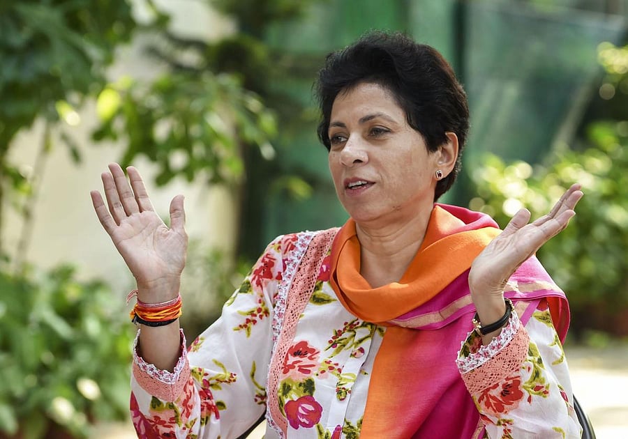 Haryana Congress chief Kumari Selja. PTI file photo