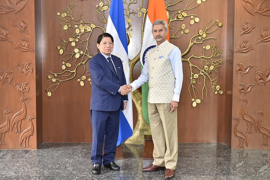 Denis Moncada Colindres, the foreign minister of the Central American nation, is on a visit to India from October 27 to October 29. (Twitter)