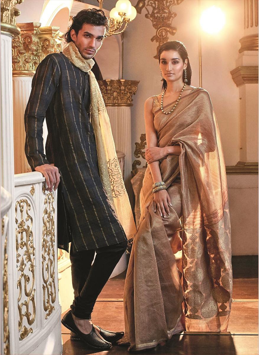 Diwali fashion. Photo courtesy: Fabindia