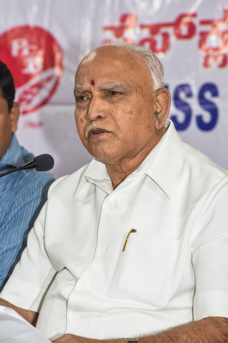 Chief Minister B S Yediyurappa