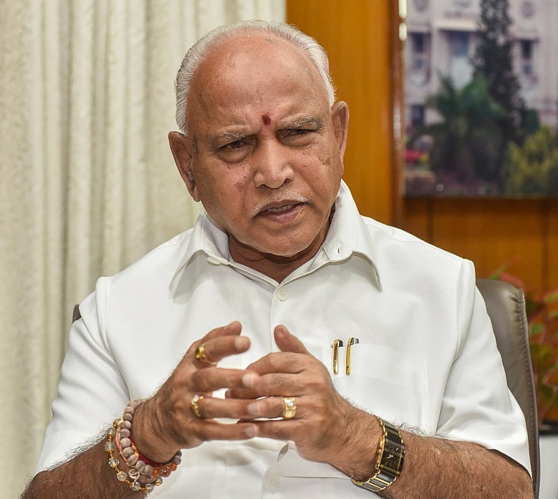 Chief Minister B S Yediyurappa. (DH Photo)
