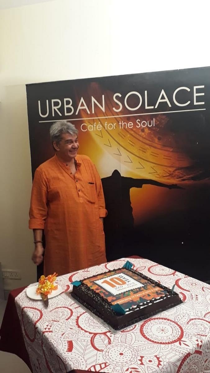 Owner of Urban Solace, Perry Menzies, at the event.