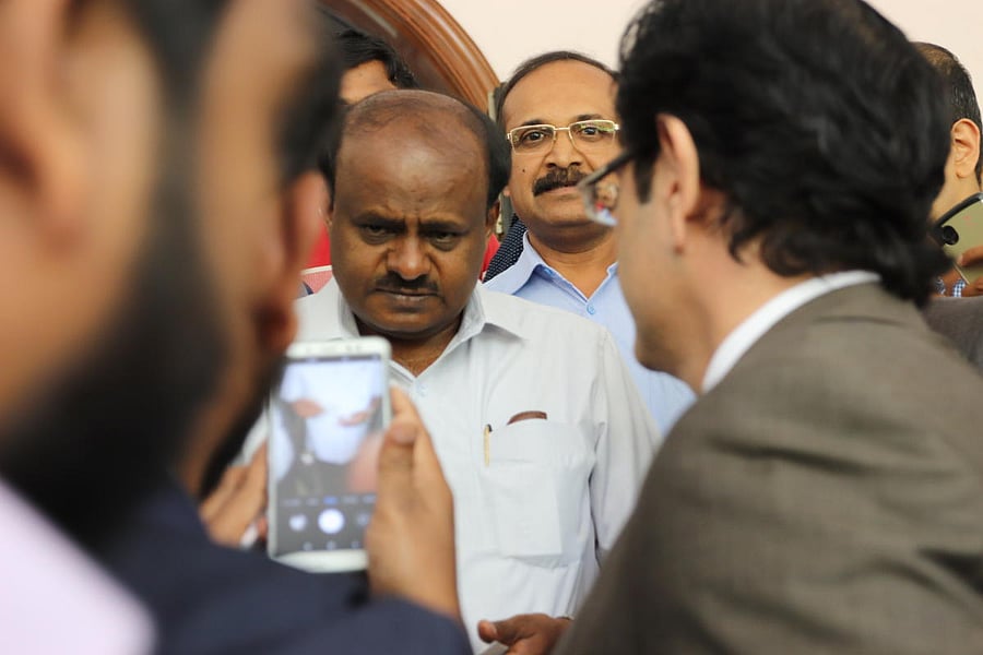 Former Chief Minister H.D. Kumaraswamy (DH Photo)