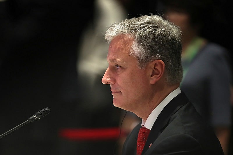 US National Security Advisor Robert C. O’Brien attends 7th ASEAN-United States Summit in Bangkok, Thailand. (Reuters Photo)