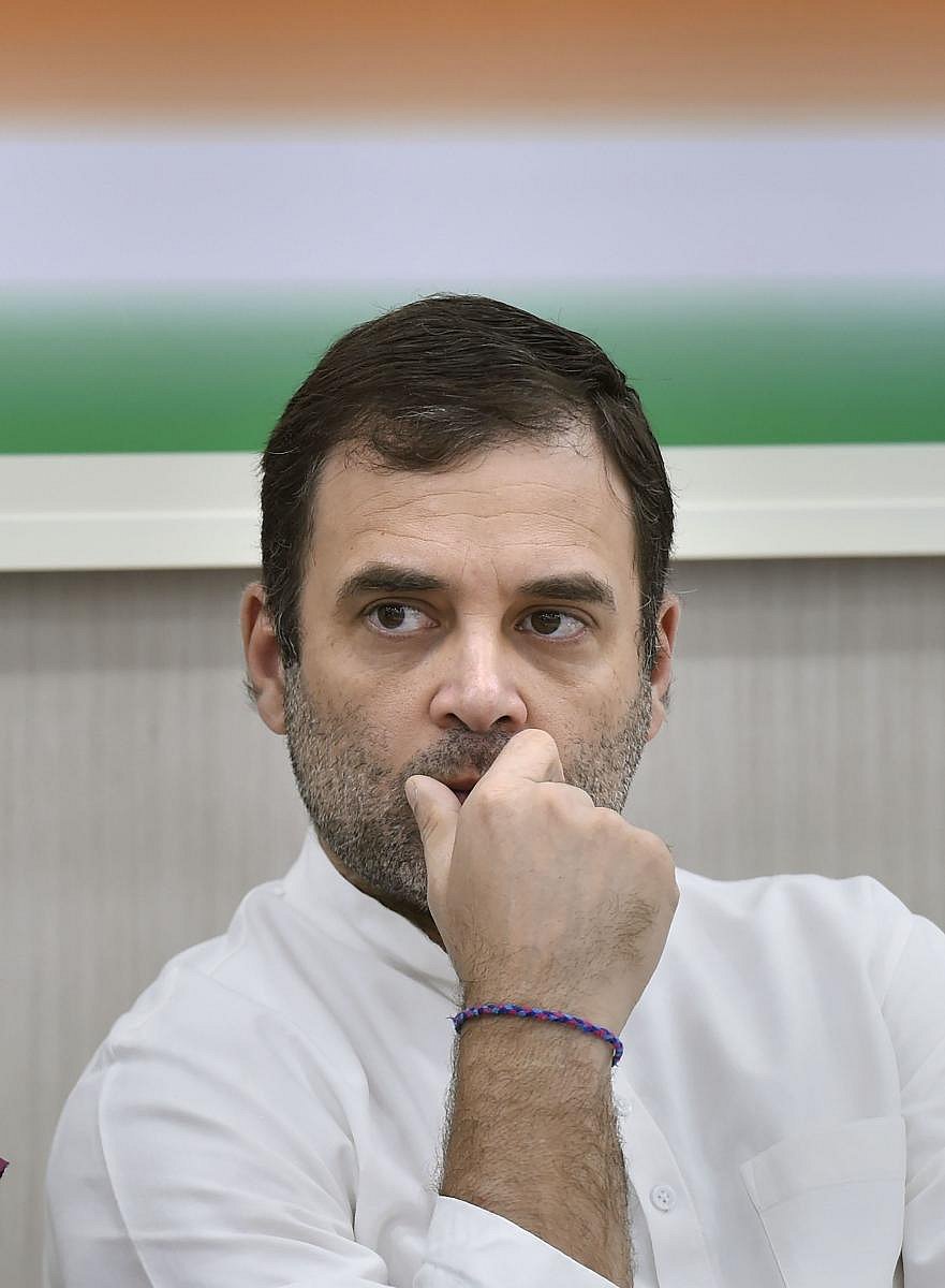 Congress leader Rahul Gandhi. (PTI Photo/Atul Yadav) (PTI8_10_2019_000031A)