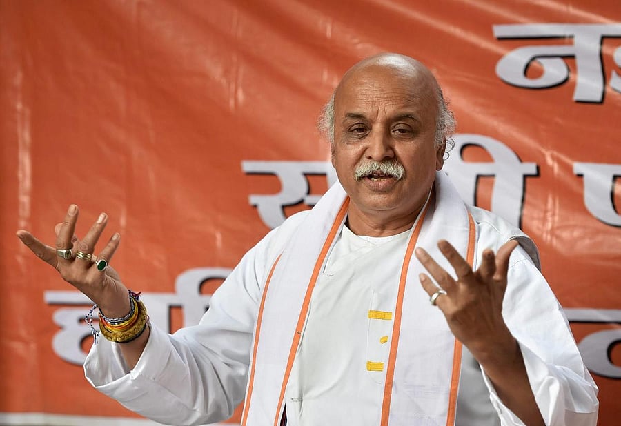 Vishwa Hindu Parishad's (VHP) International Working President Pravin Togadia. (PTI Photo)